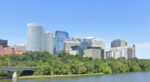 Rosslyn Skyline from Theodore Roosevelt Bridge